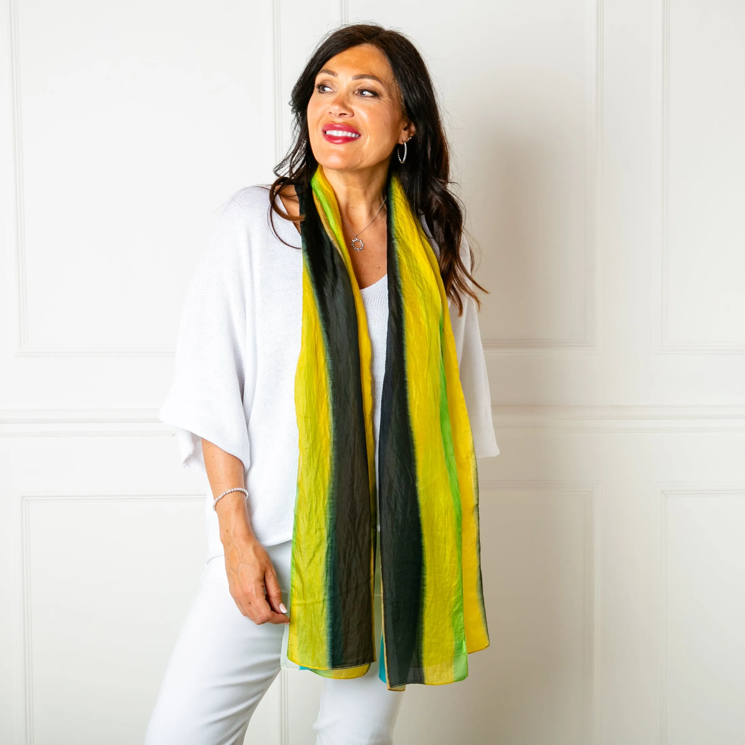 100% Silk Demi Scarf