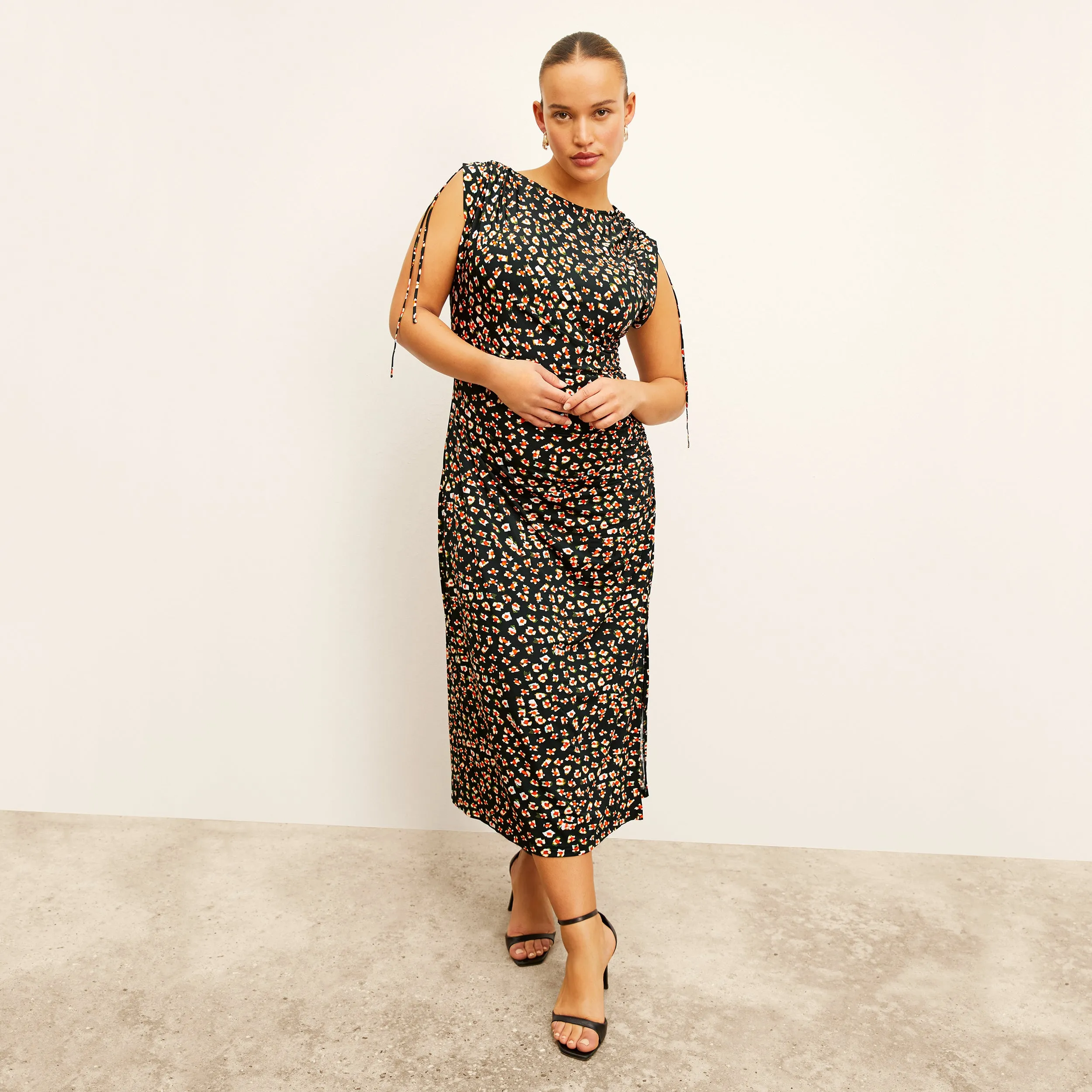 Aisling Dress - Printed Jersey :: Kaleidoscope Print