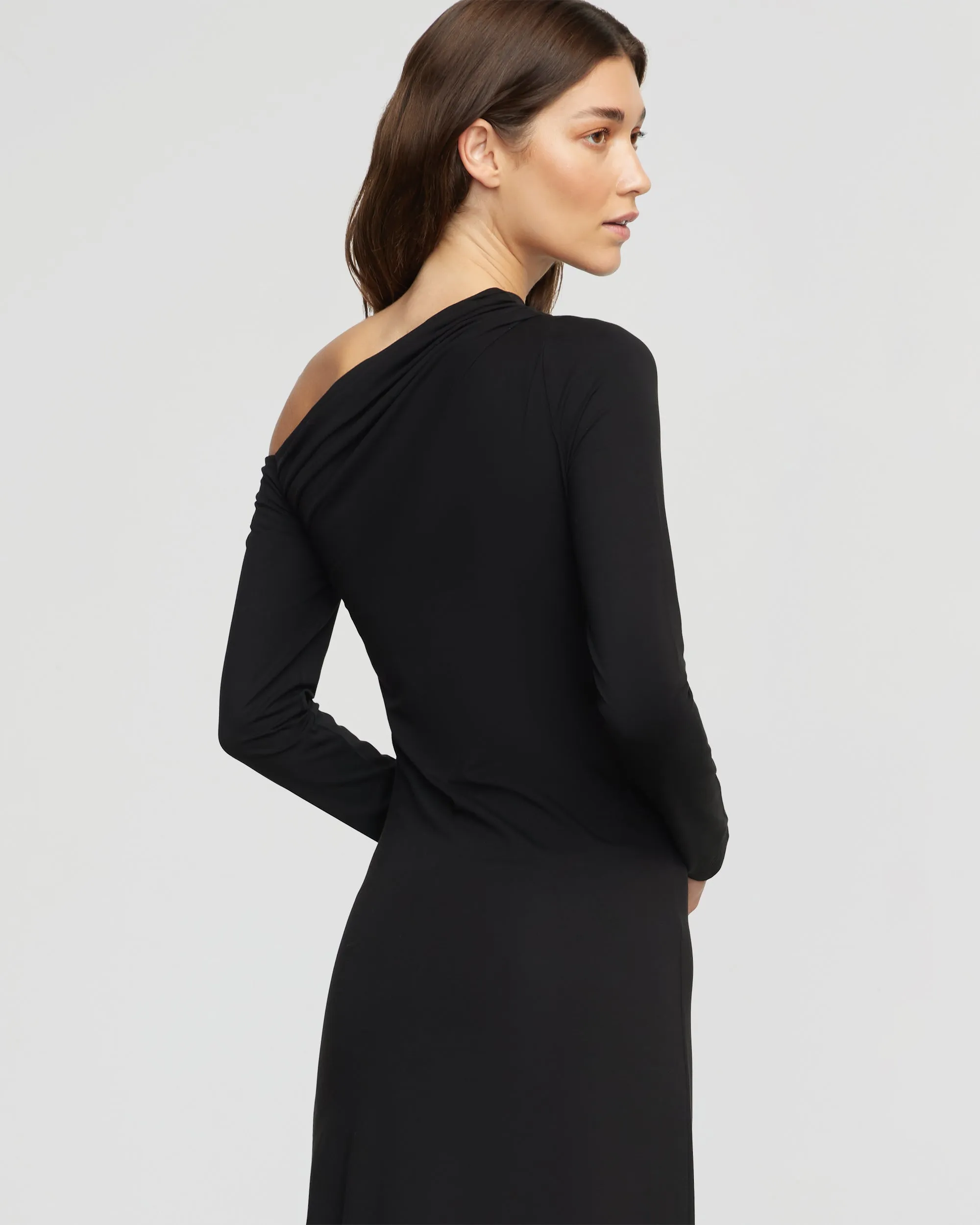 Alina Off-Shoulder Jersey Dress