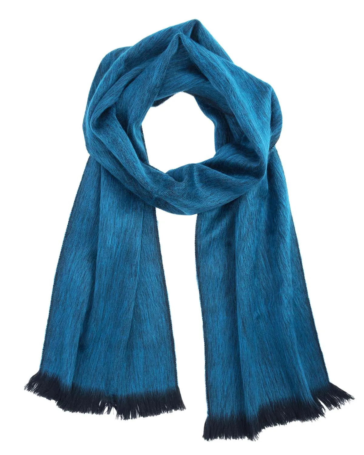 Alpaca Scarf - Midnight Turquoise