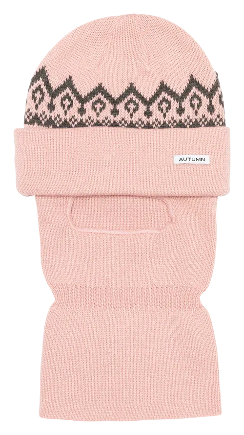 AUTUMN Mask Beanie Dusty Pink