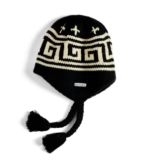 AUTUMN Niseko Ear Flap Beanie Black