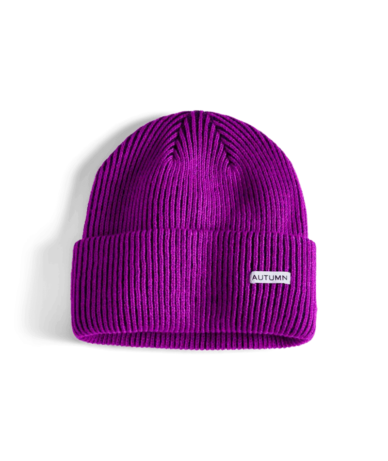 AUTUMN Select Cord Beanie Purple/Navy