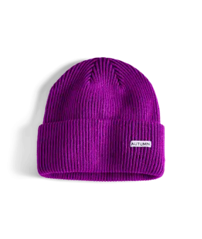 AUTUMN Select Cord Beanie Purple/Navy