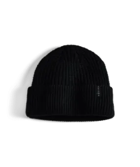 AUTUMN Wool Thermal Knit Beanie Black