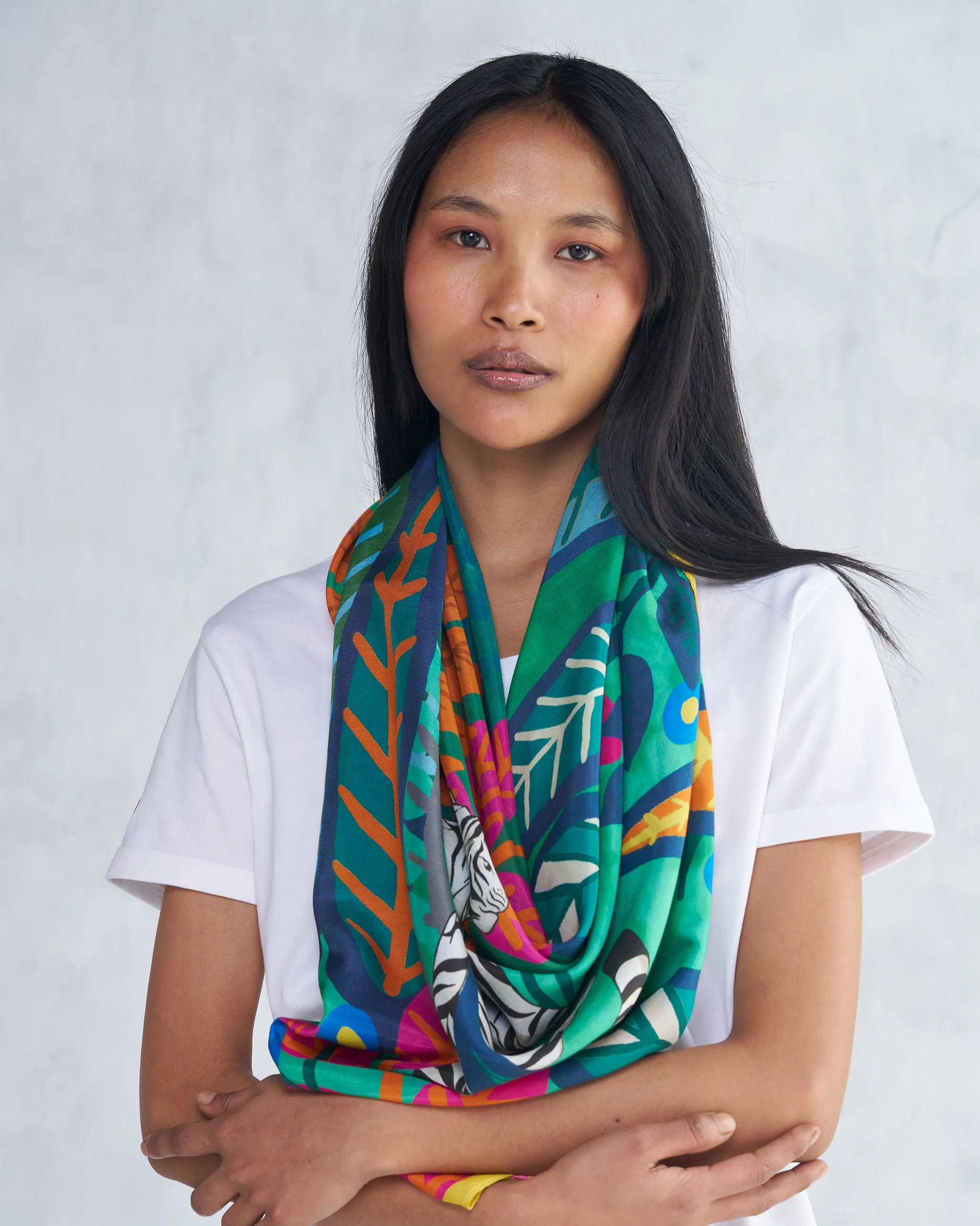 Bagh Scarf - Multi Color