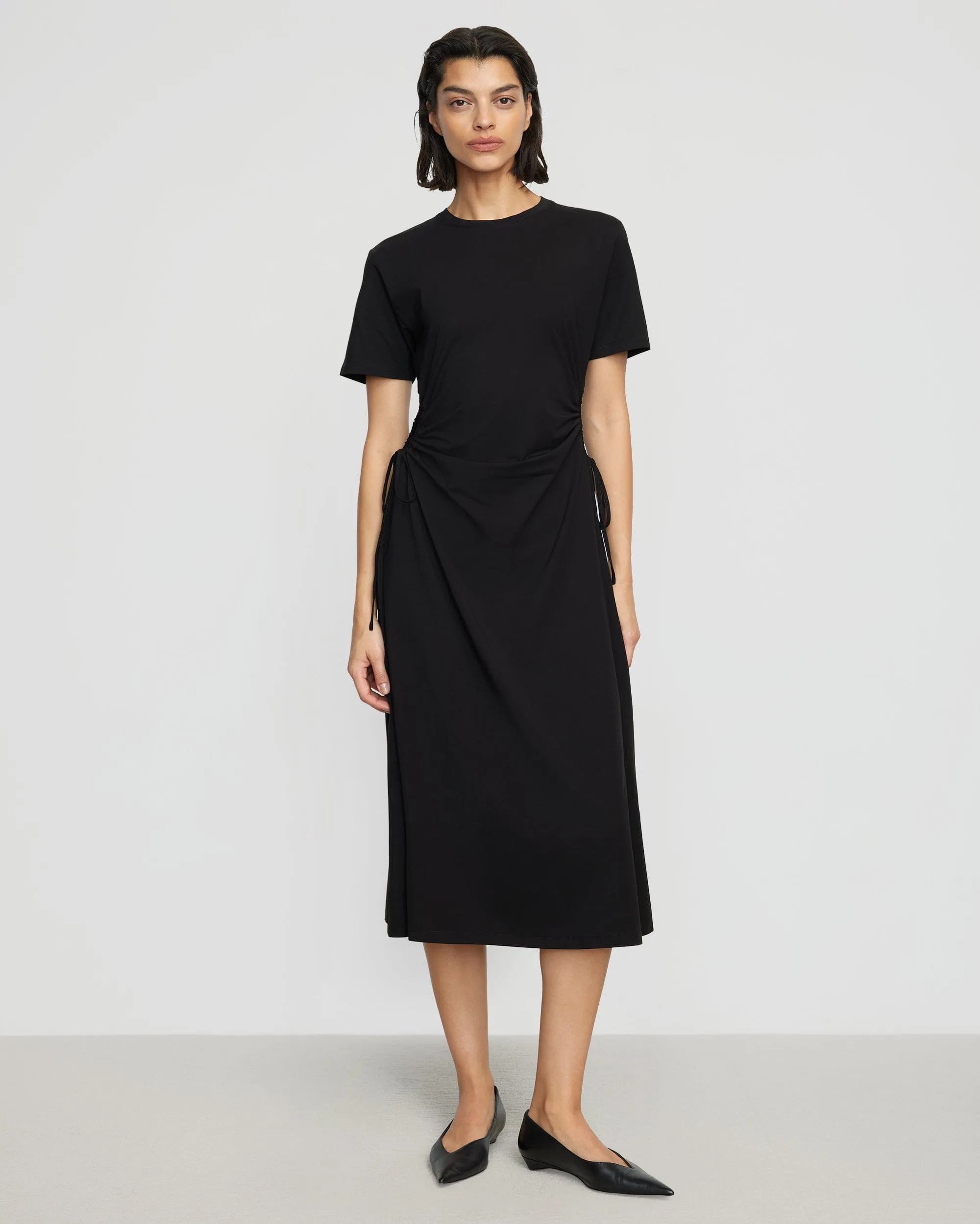 Bashir Open-Side Jersey Dress