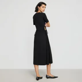 Bashir Open-Side Jersey Dress