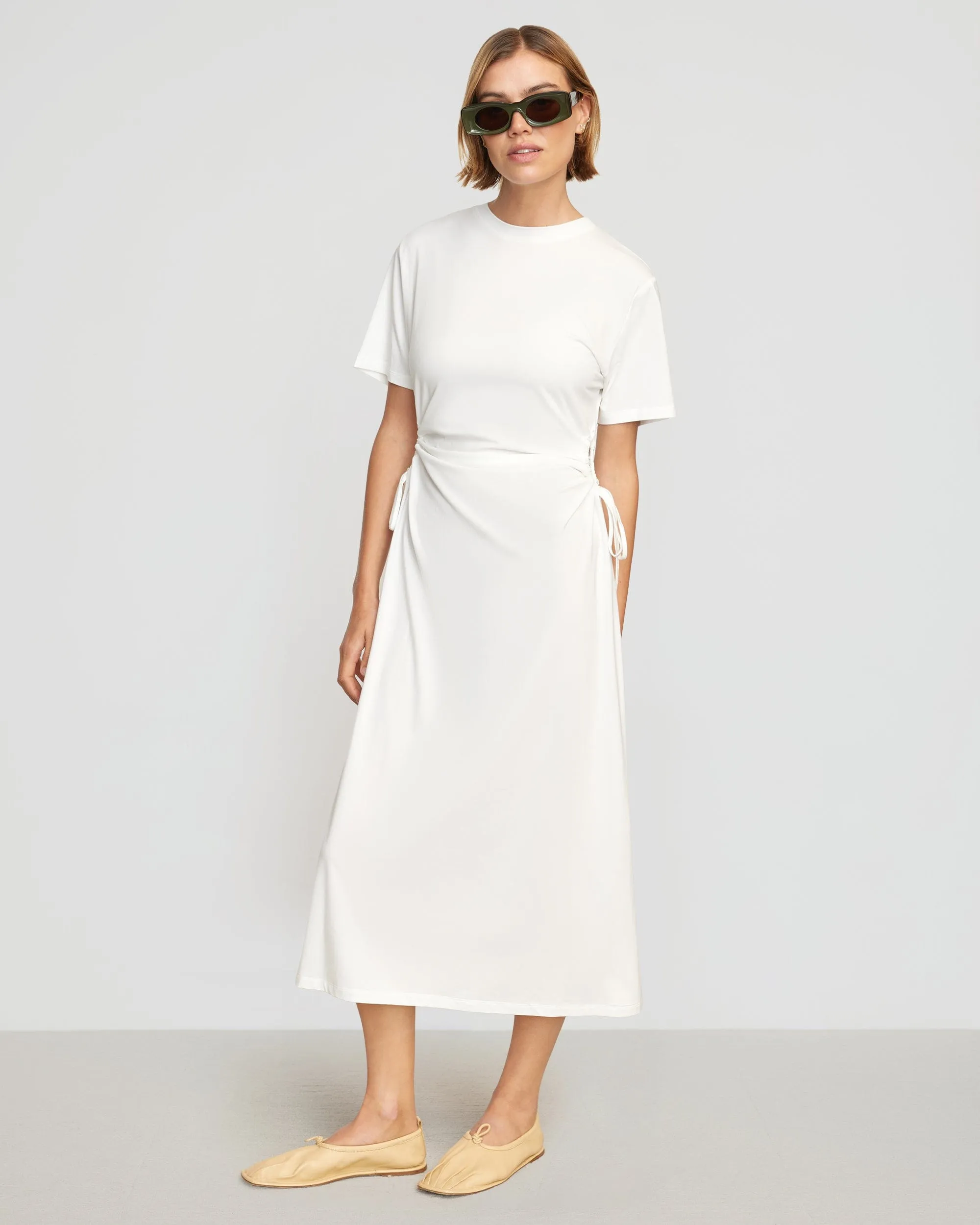 Bashir Open-Side Jersey Dress