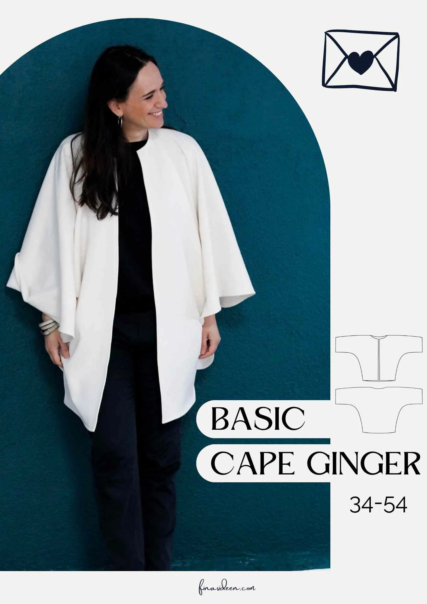 Basic Cape Ginger (Papierschnittmuster)