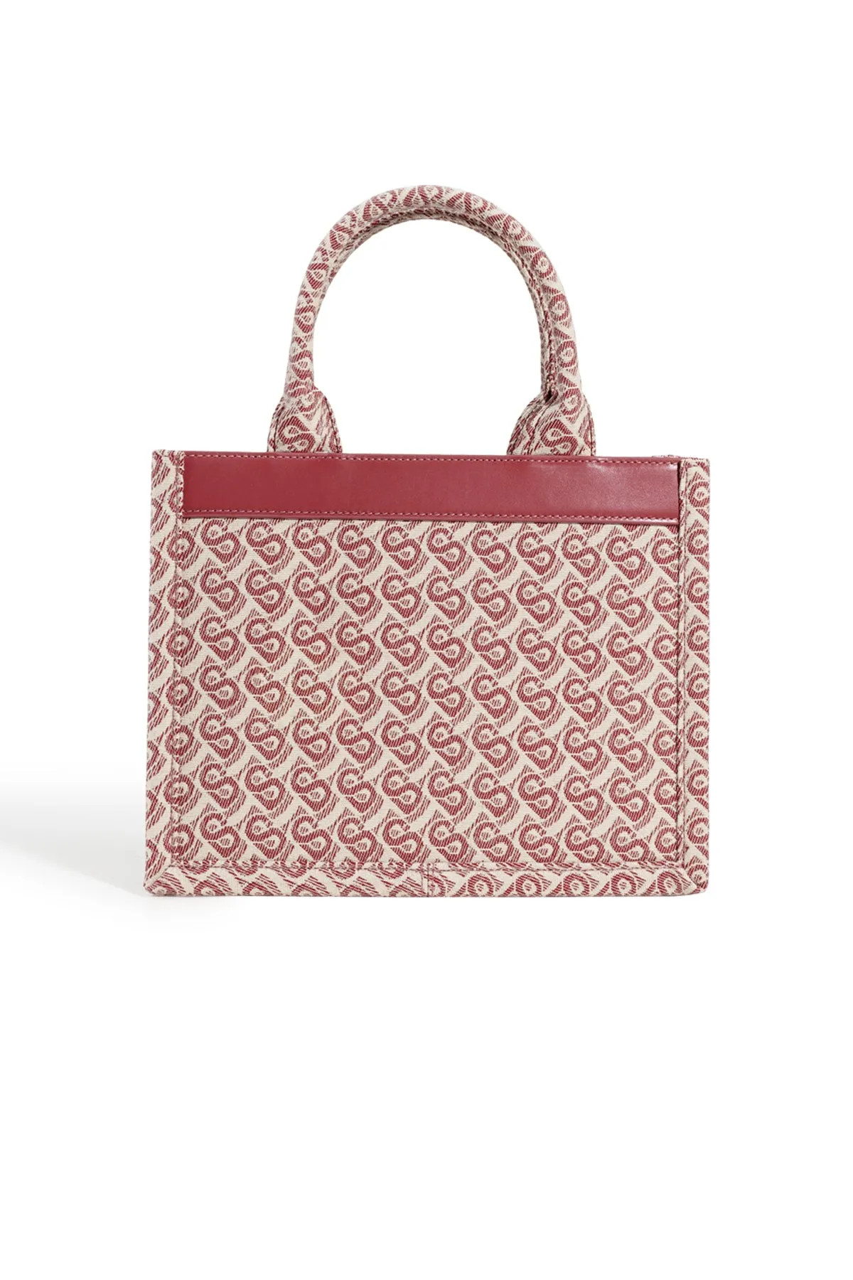 Bimu Jacquard Tote Bag Small - Redwood