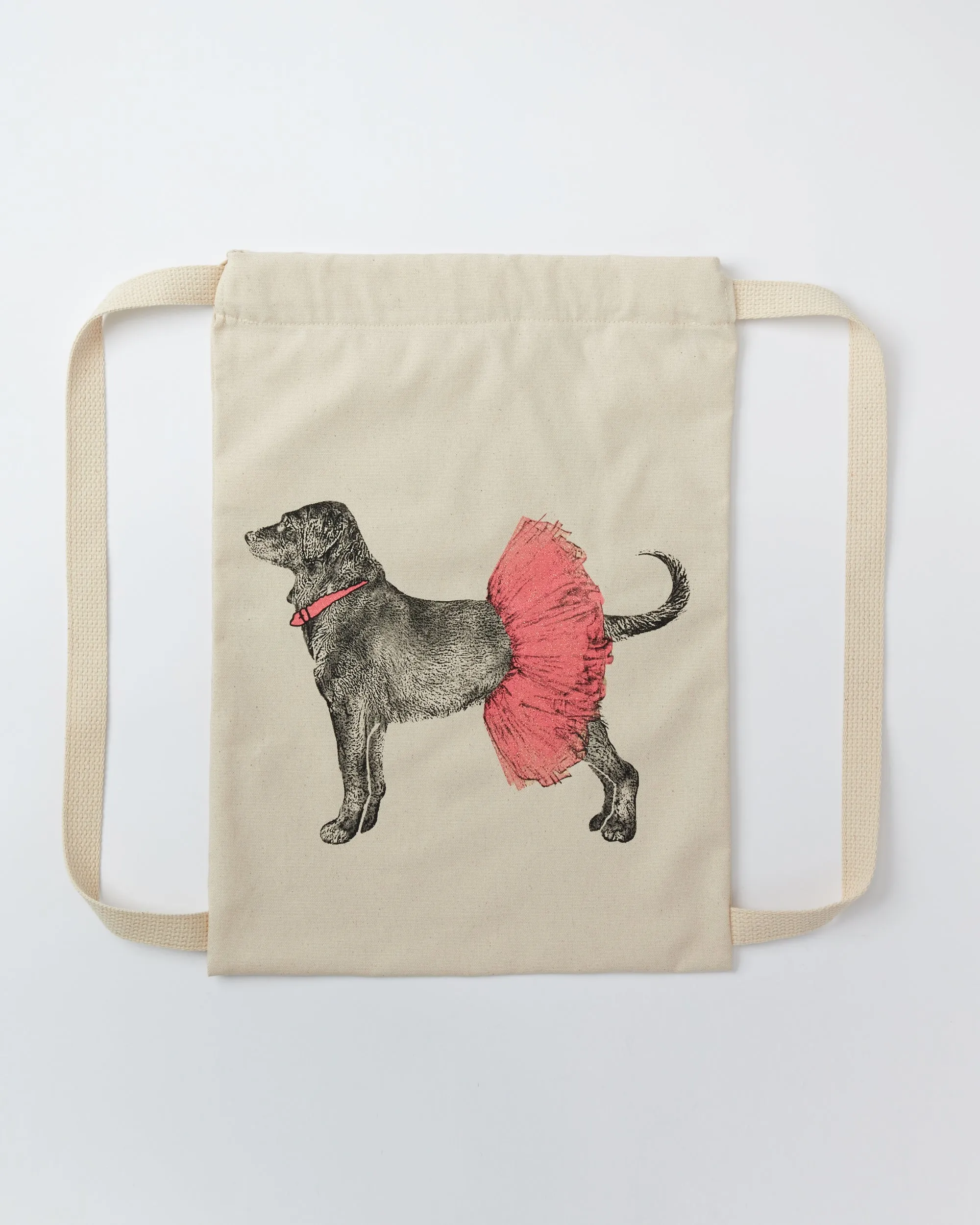 Black Dog Small Drawstring Bag