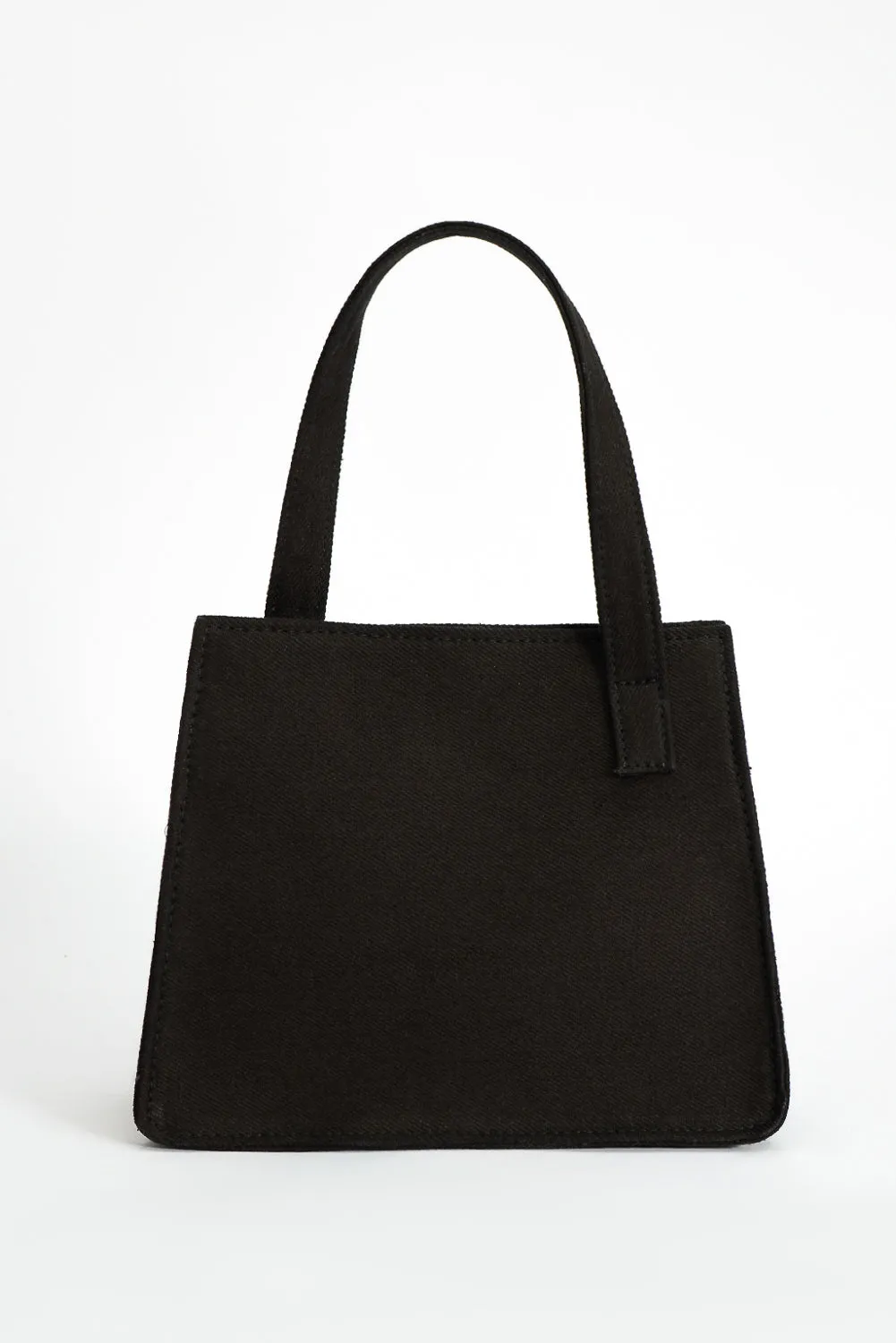 Black Square Wrist Bag