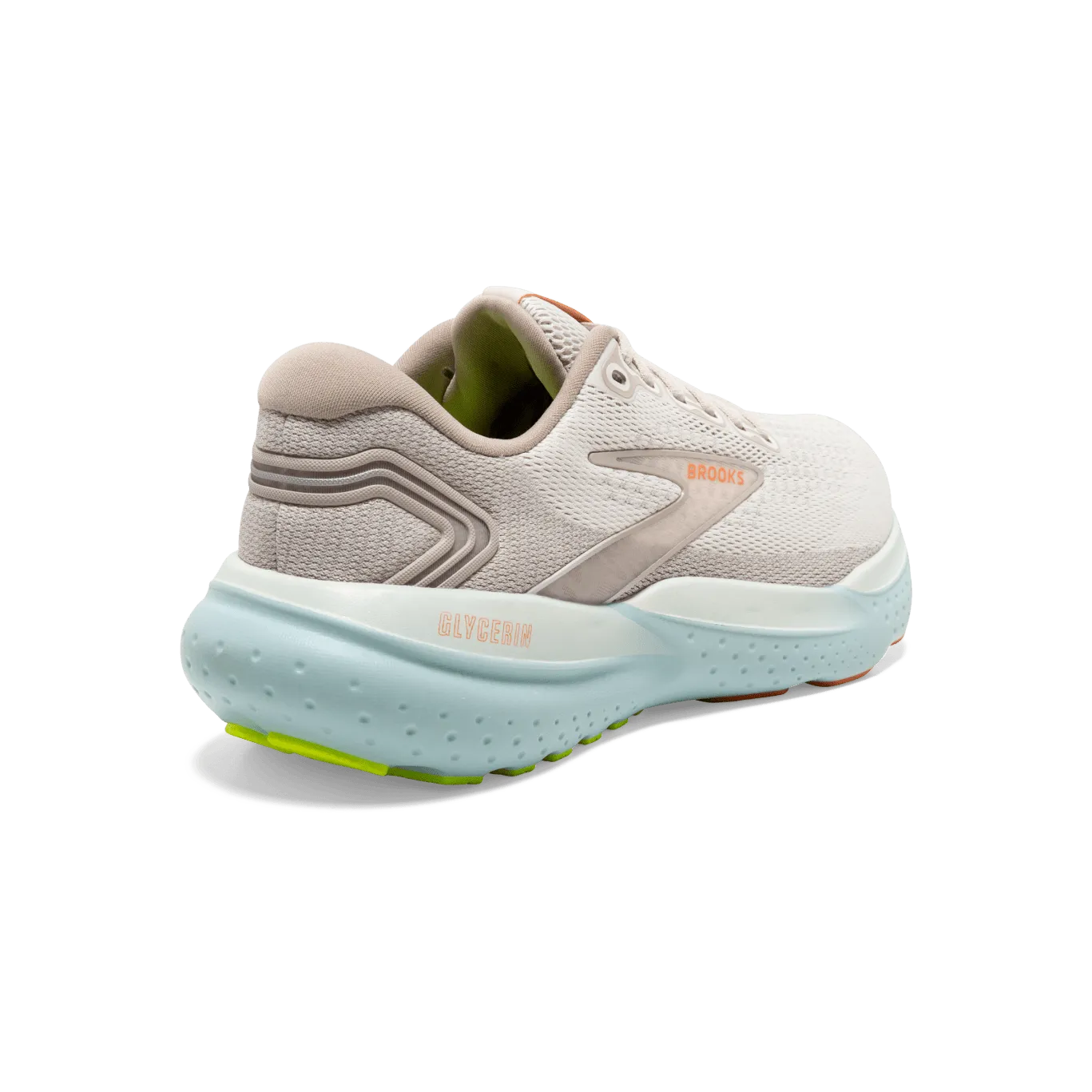 Brooks Glycerin 21 (B Width) - Coconut/Aqua/Autumn Sunset (Womens)