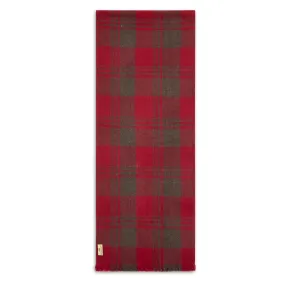 Cashmere & Merino Wool Scarf - Pink Tartan