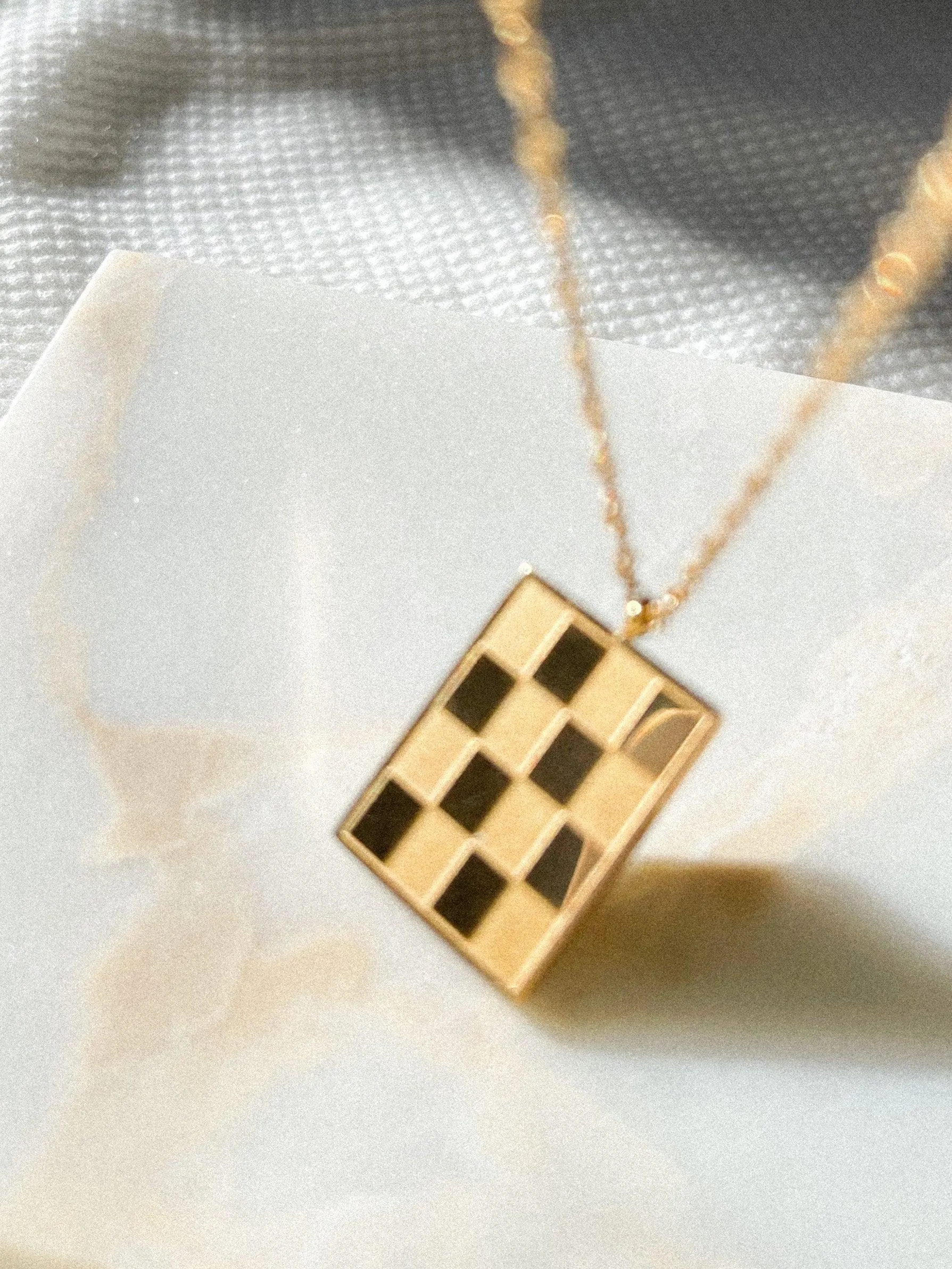 Checker Necklace