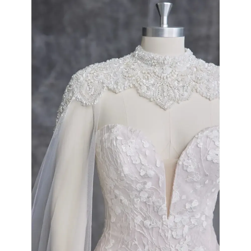 Clark Detachable Cape by Sottero and Midgley