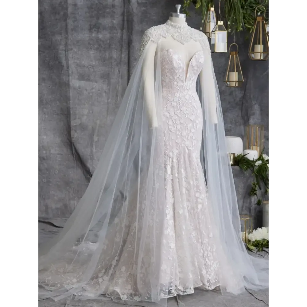 Clark Detachable Cape by Sottero and Midgley