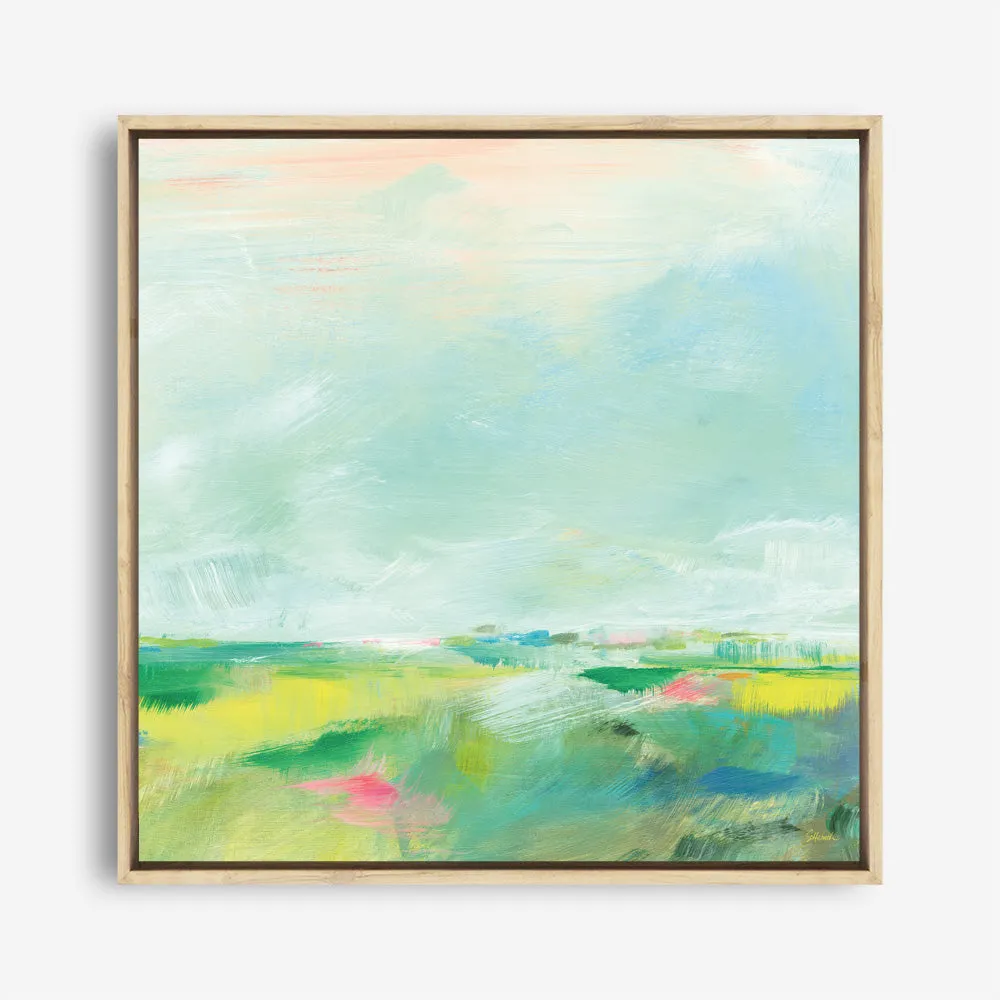 Colorful Horizon Square II (Square) Canvas Print