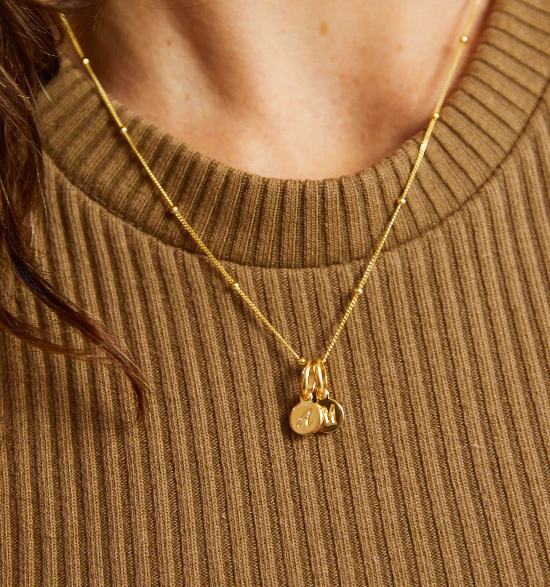 Double Initials Necklace