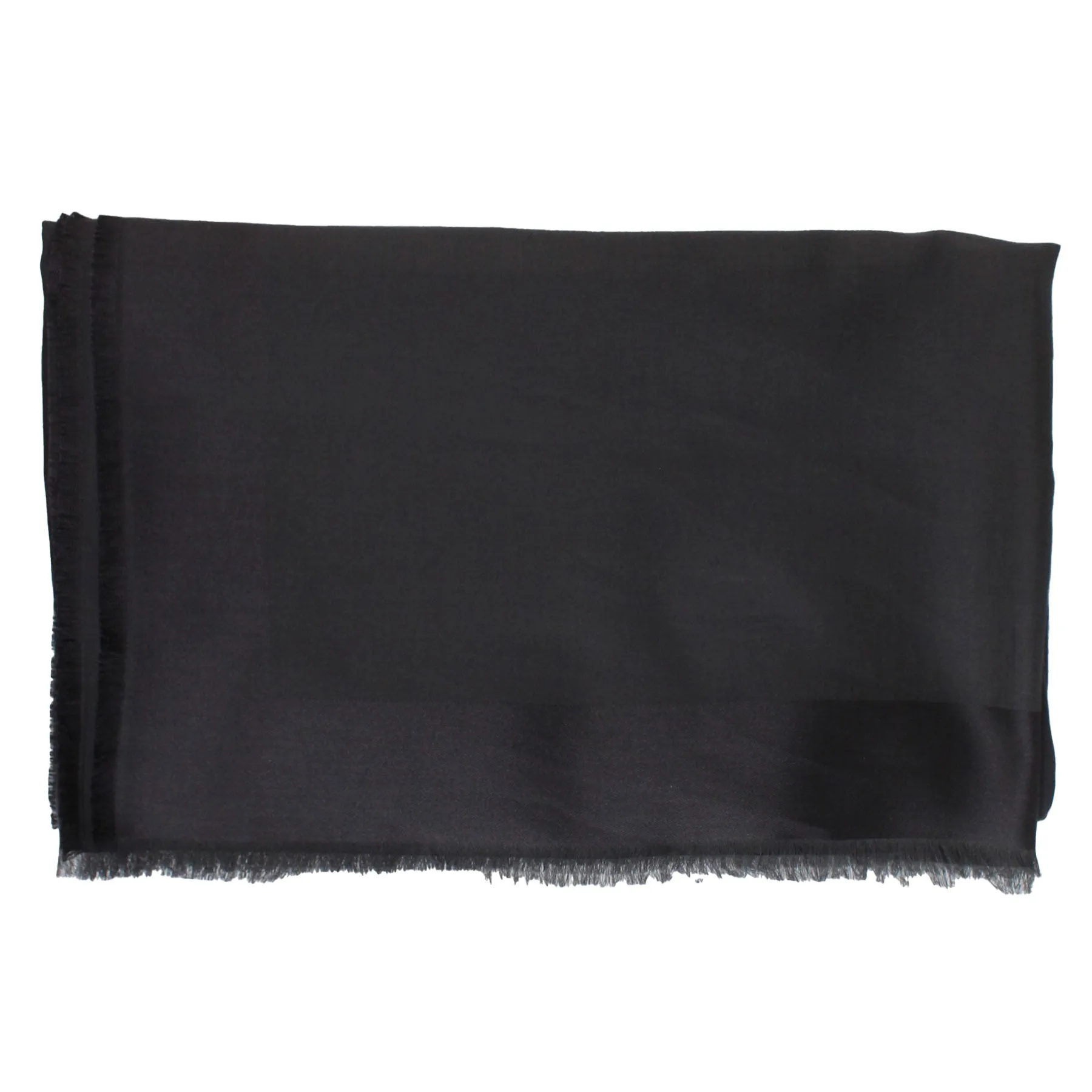 Elie Saab Scarf Dark Gray Design - Extra Large 55 Inch Square Wool Wrap - SALE