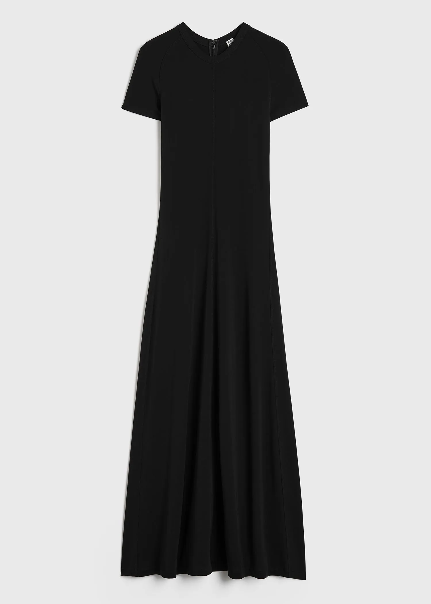 Fluid jersey dress black