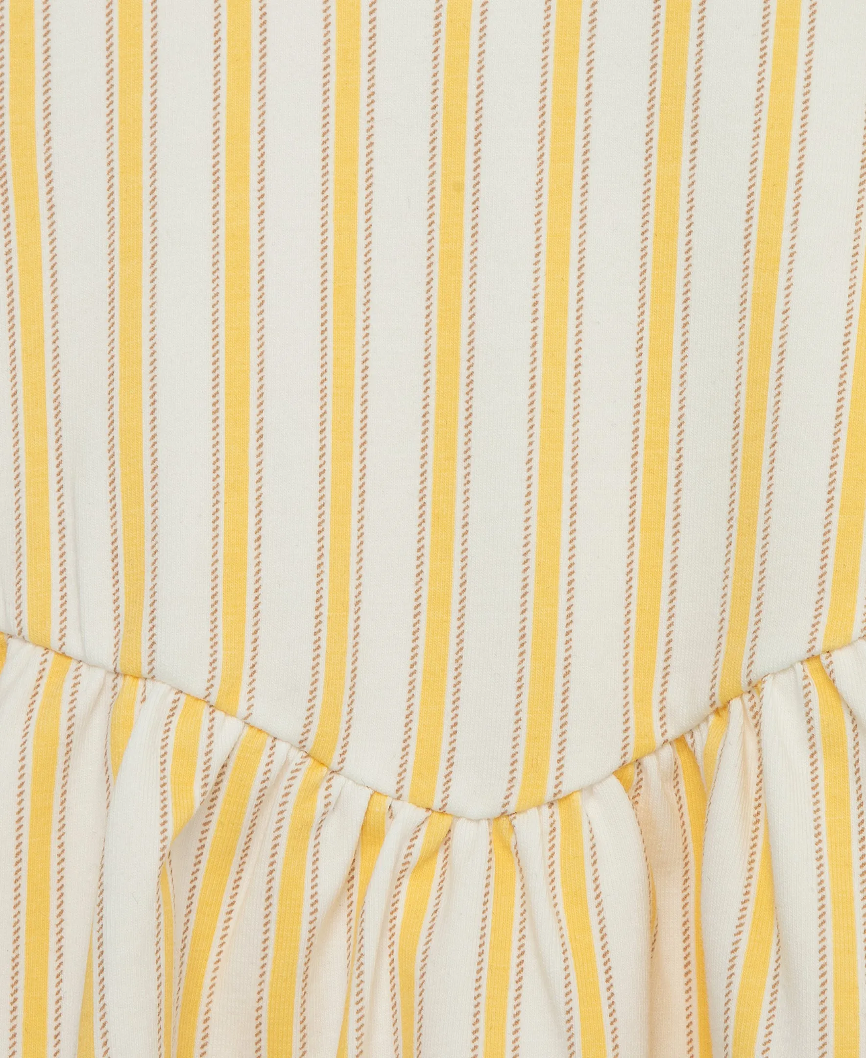 Focus Kids Yellow Stripe Jersey Dress Set(12M-24M)