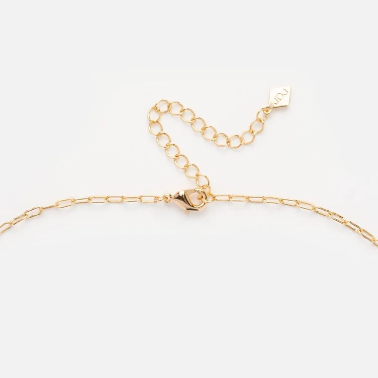 Gold Rosary Necklace