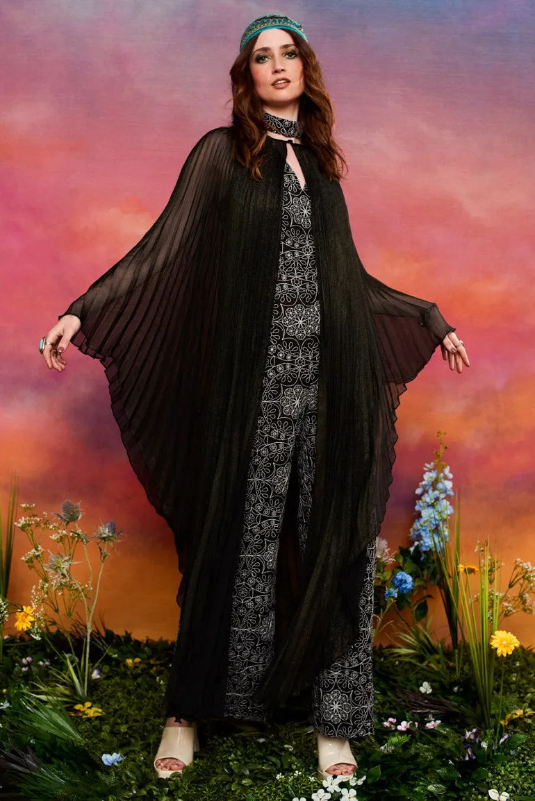 Into the Night Pleated Cape