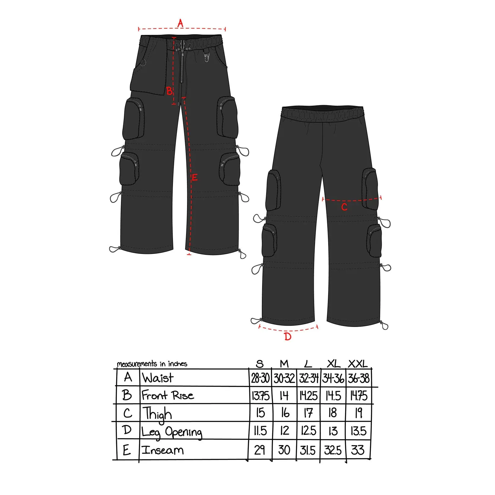 KodyPhillips Nylon Parachute Pants