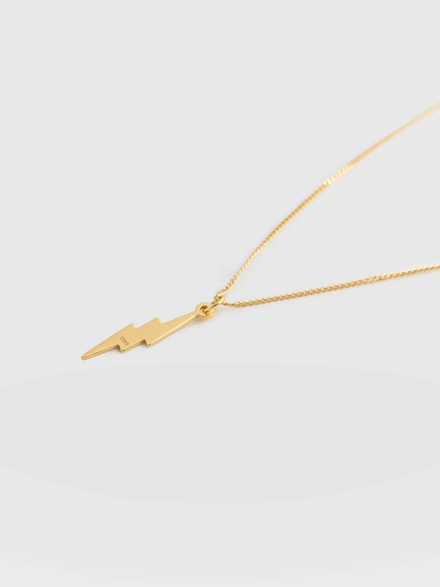 Lightning Necklace - Gold