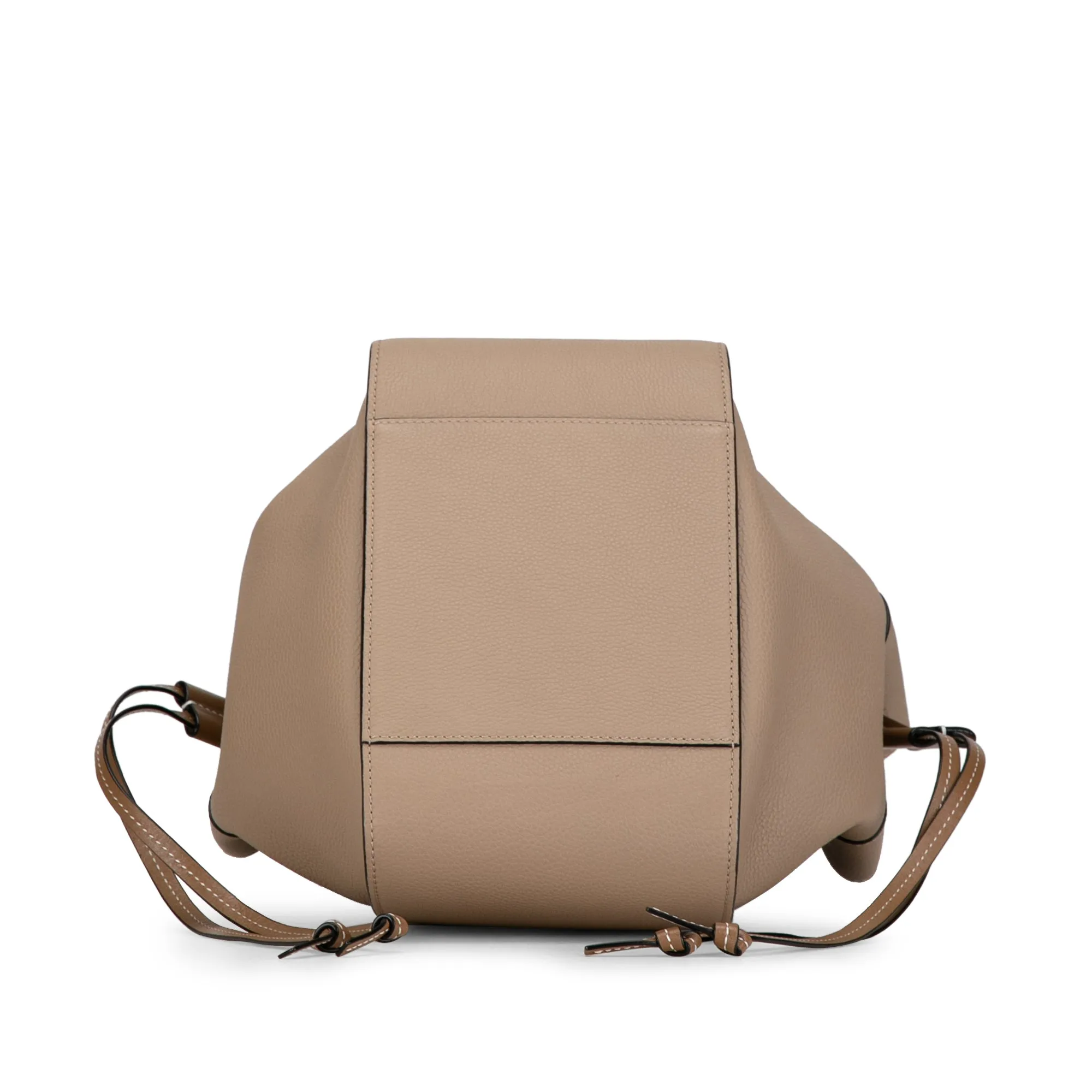 Loewe Hammock Drawstring Bag Small Brown Calfskin