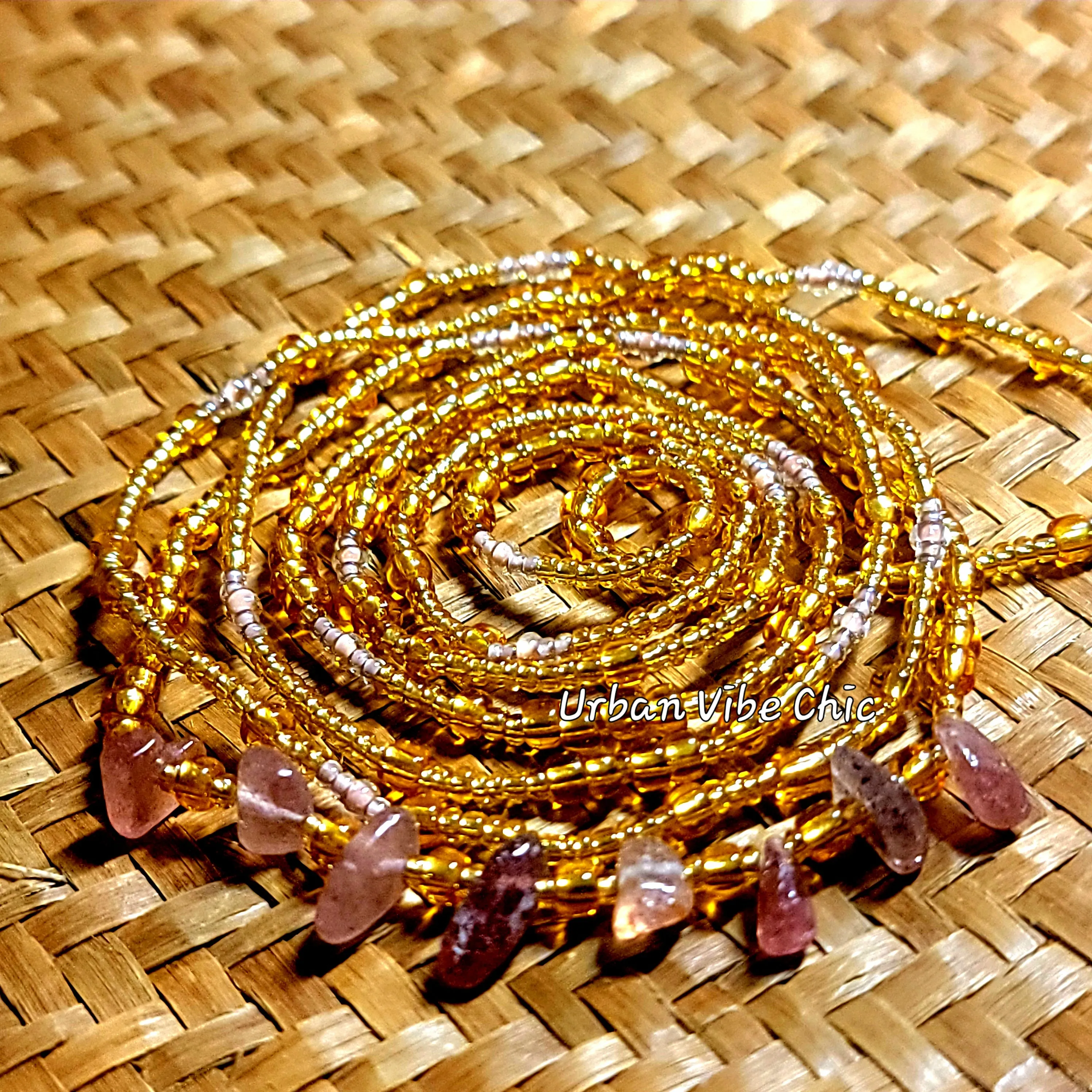 Luxe Waist Beads -  Golden Mood