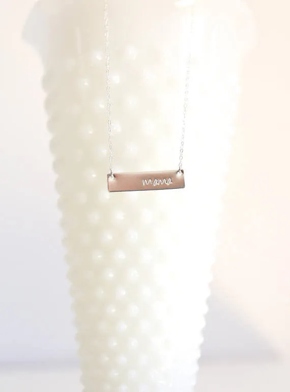 Mama Bar Necklace