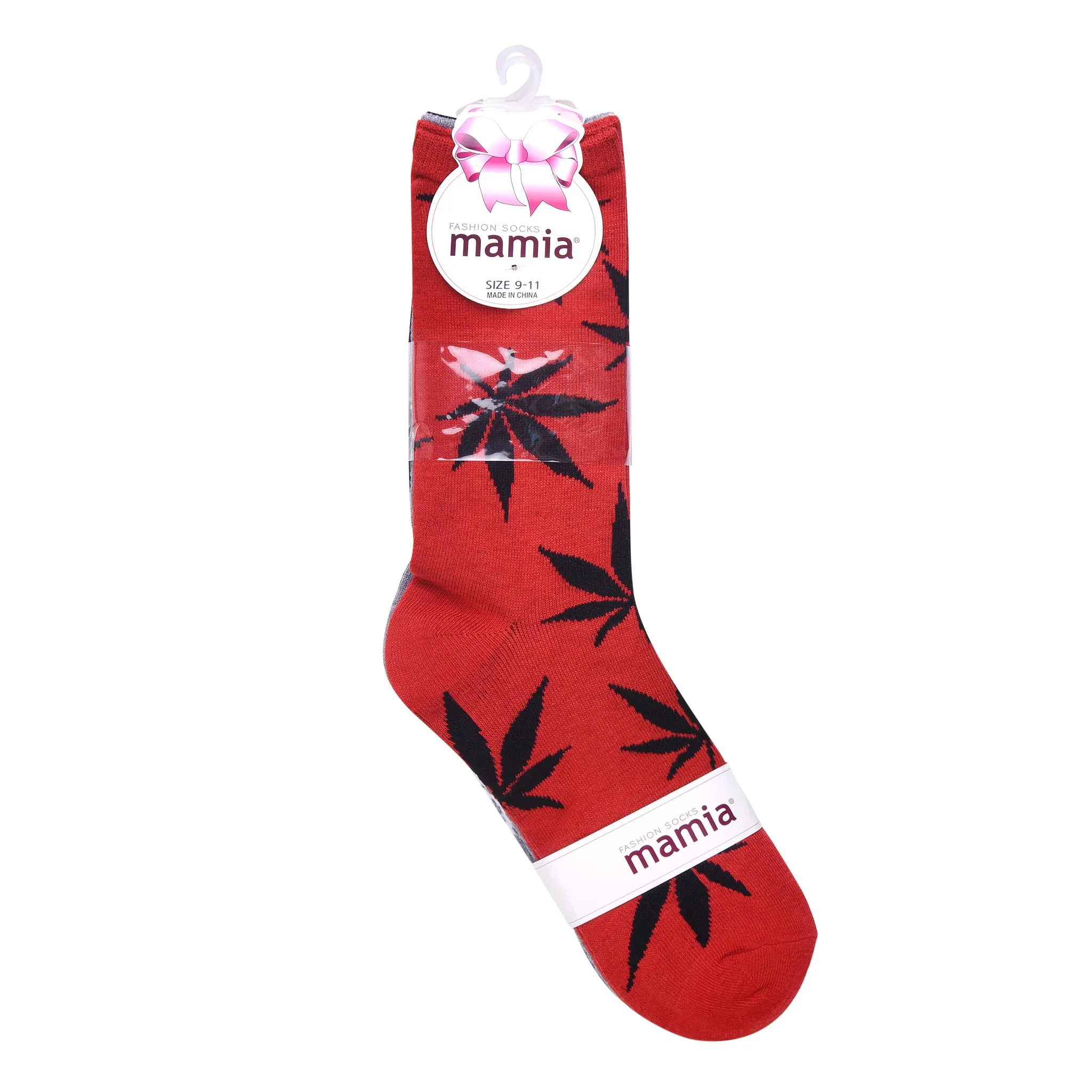 MAMIA LADIES DESIGN CREW SOCKS (AUTUMN)