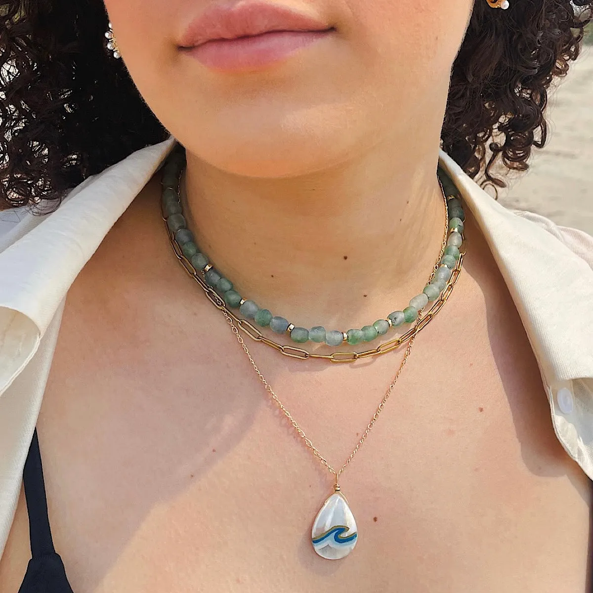 Ocean Eyes Necklace