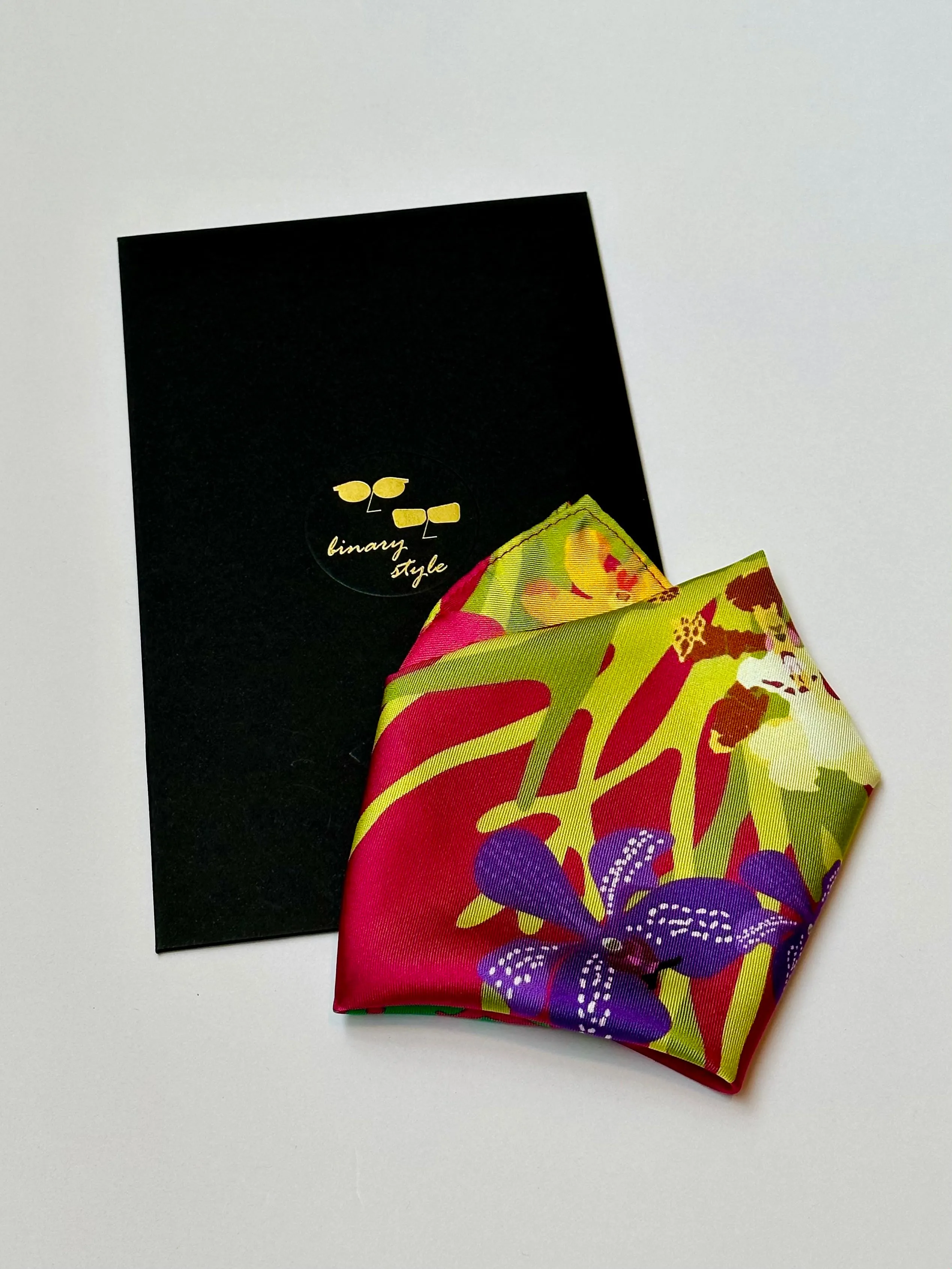 Orchidea Pocket Square