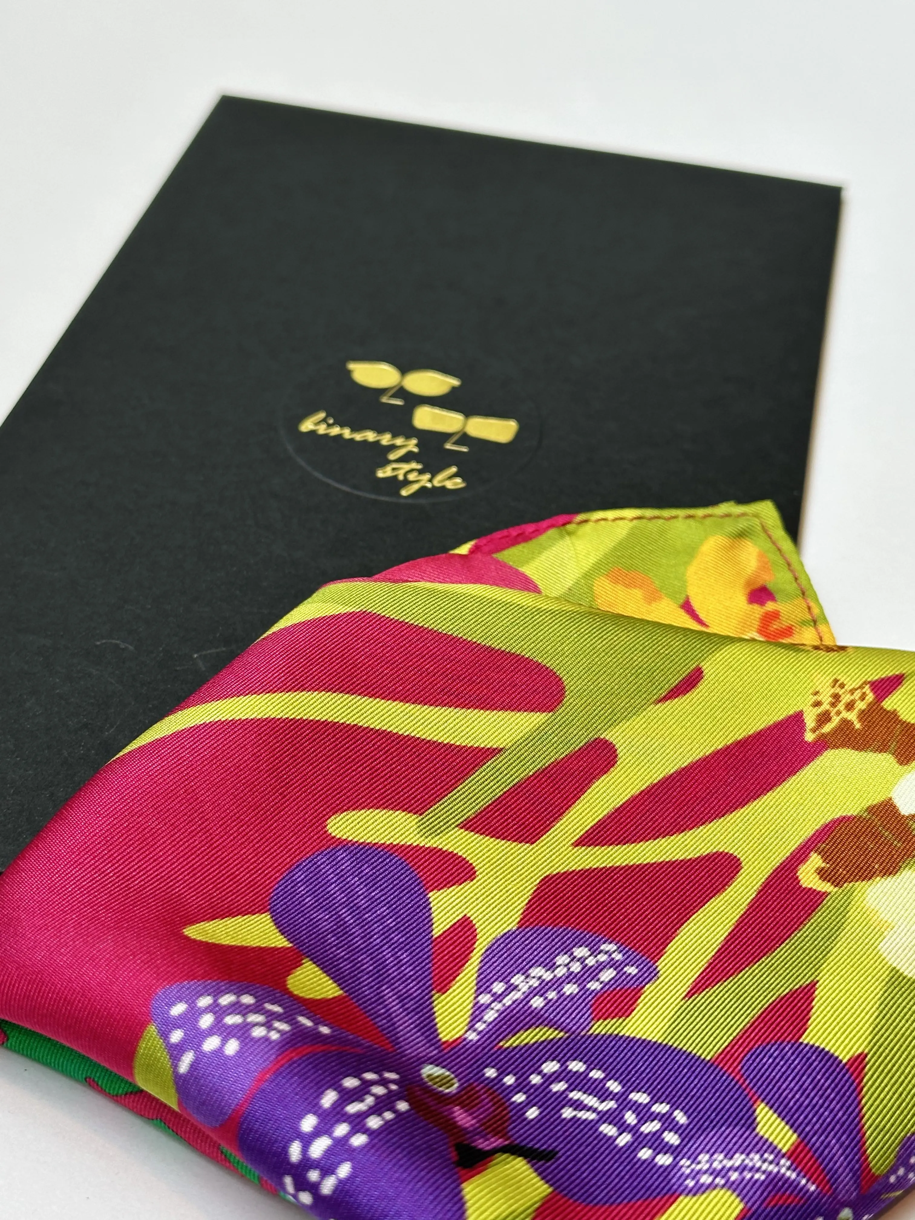 Orchidea Pocket Square