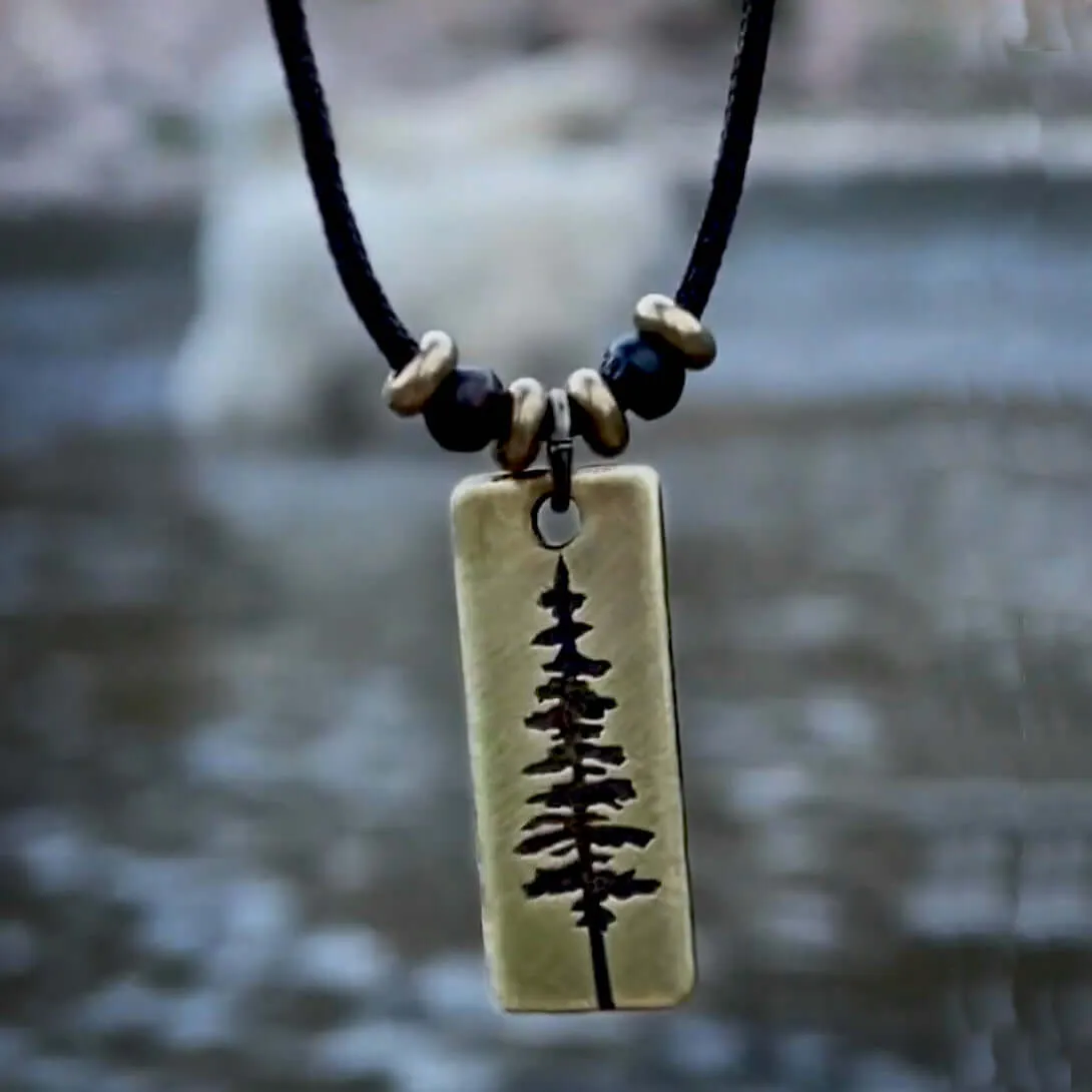 P Pine Necklace