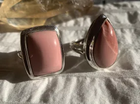 Pink Opal Ansley Ring - Small Drop / Square (US 7.5 & 8.5)