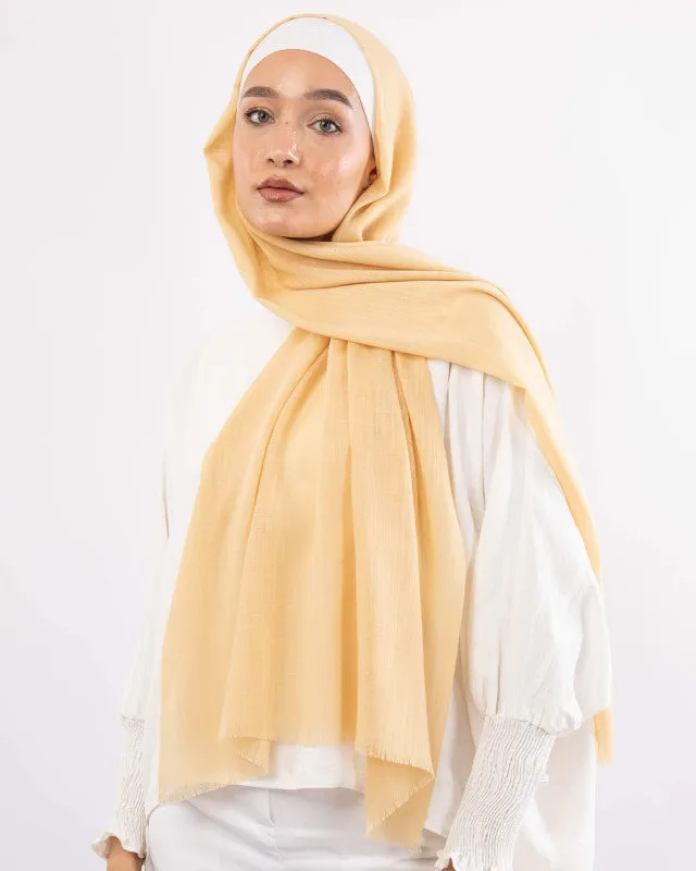 Plain Linen Scarf