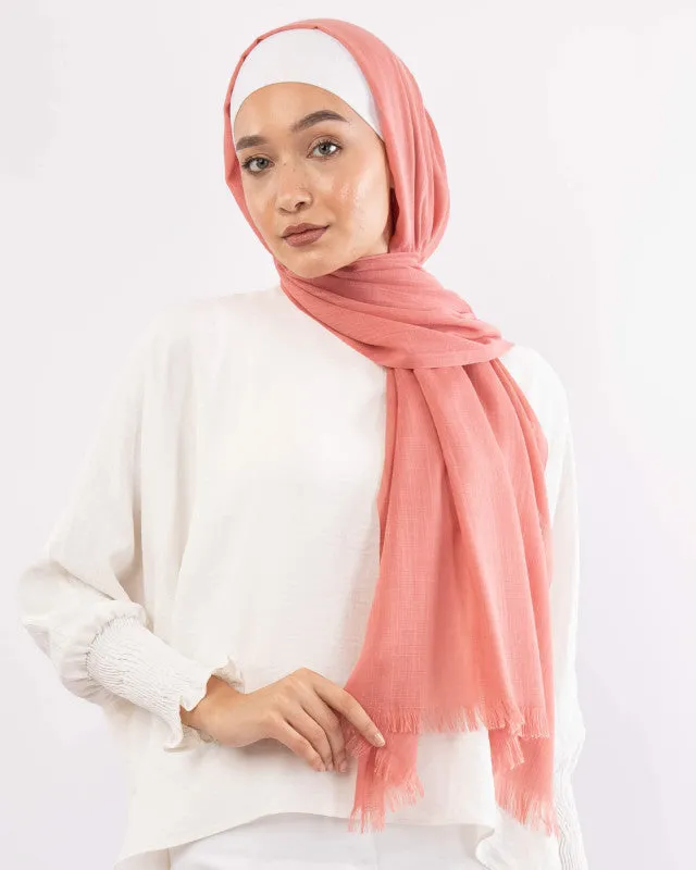 Plain Linen Scarf