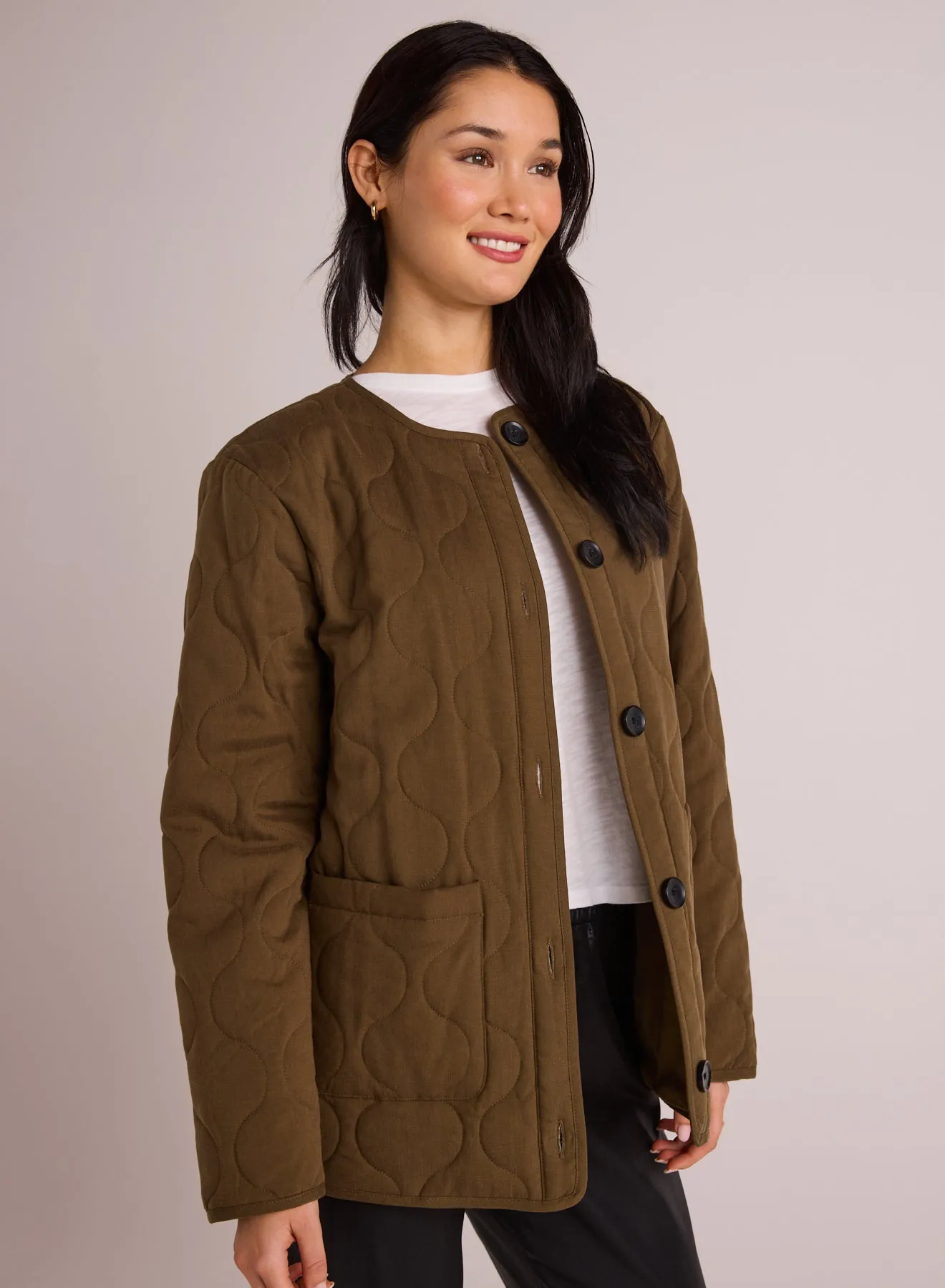 Quilted Jacket - Autumn Olive