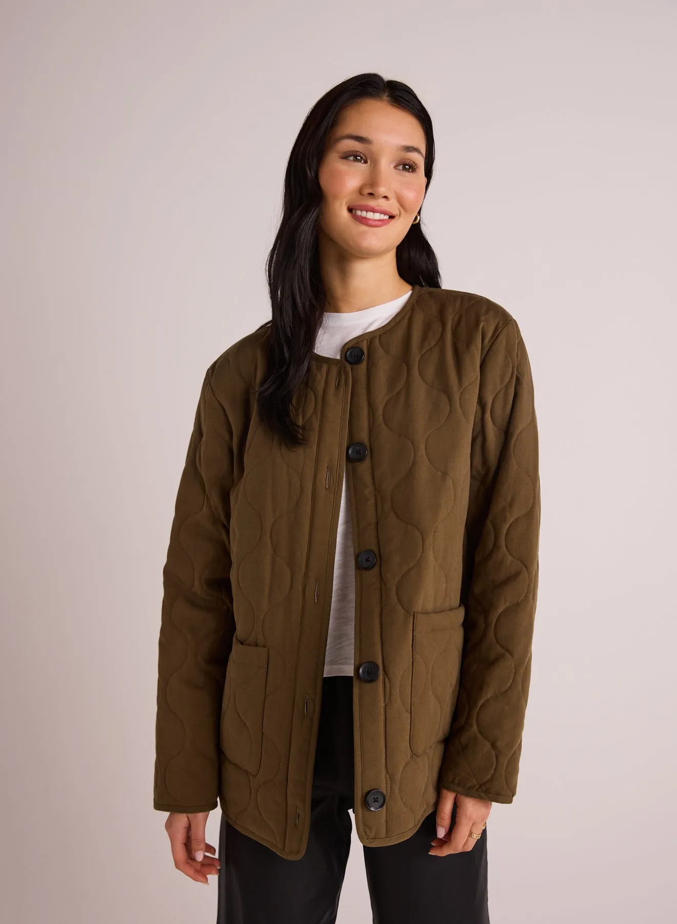 Quilted Jacket - Autumn Olive