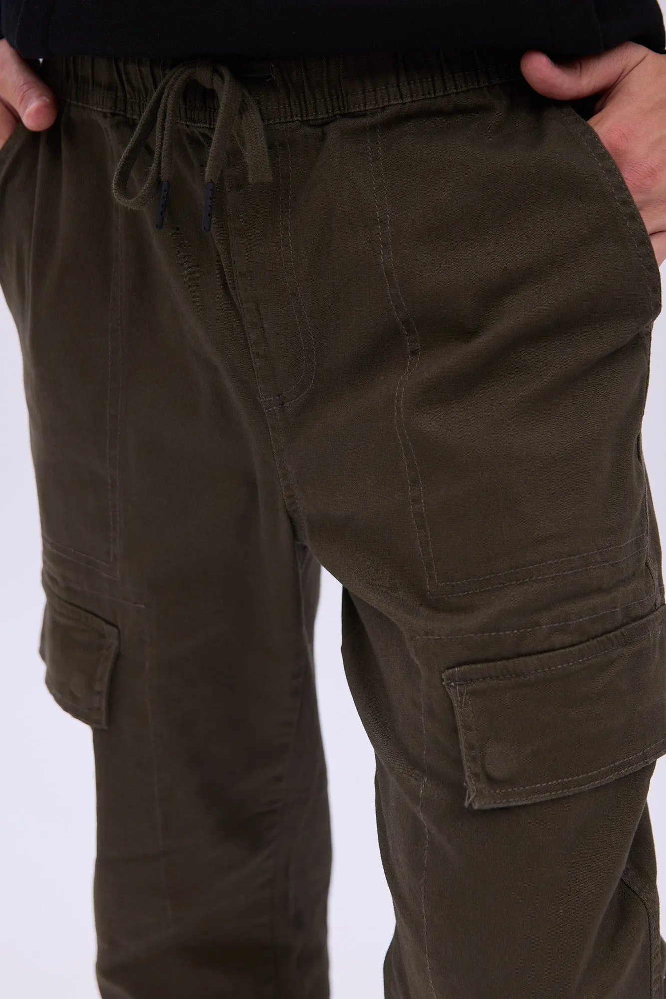 Relaxed Workwear Twill Pants