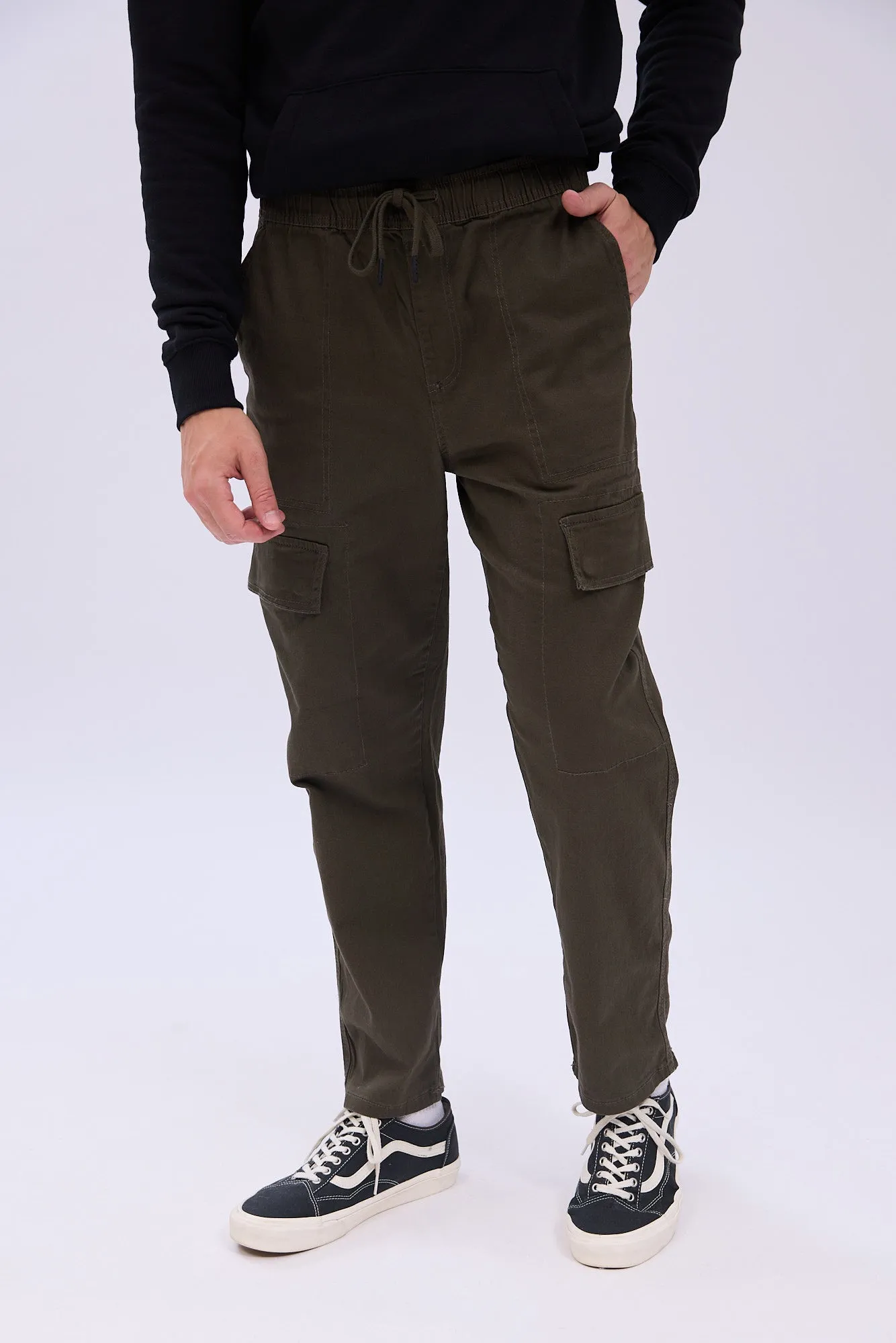 Relaxed Workwear Twill Pants