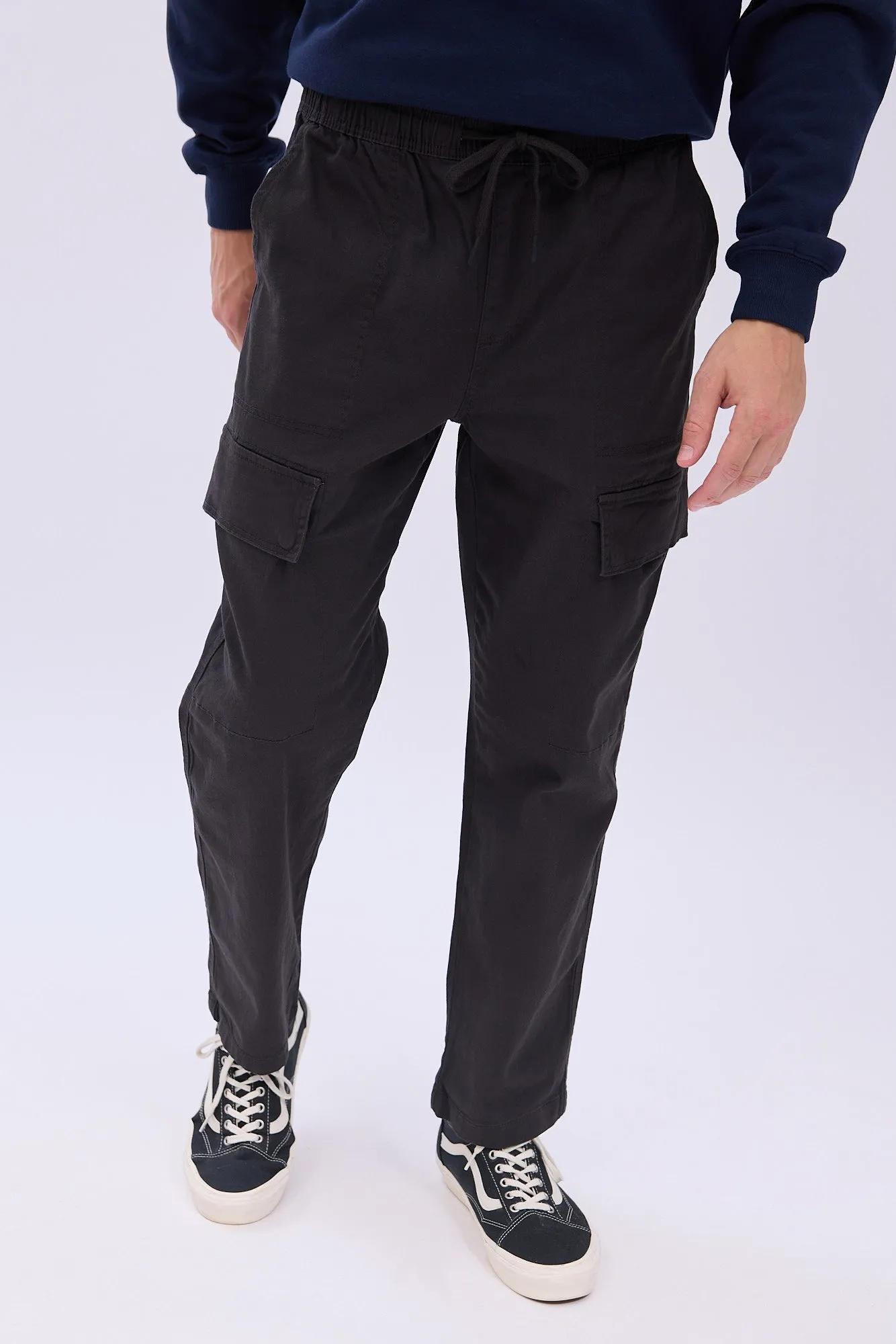 Relaxed Workwear Twill Pants