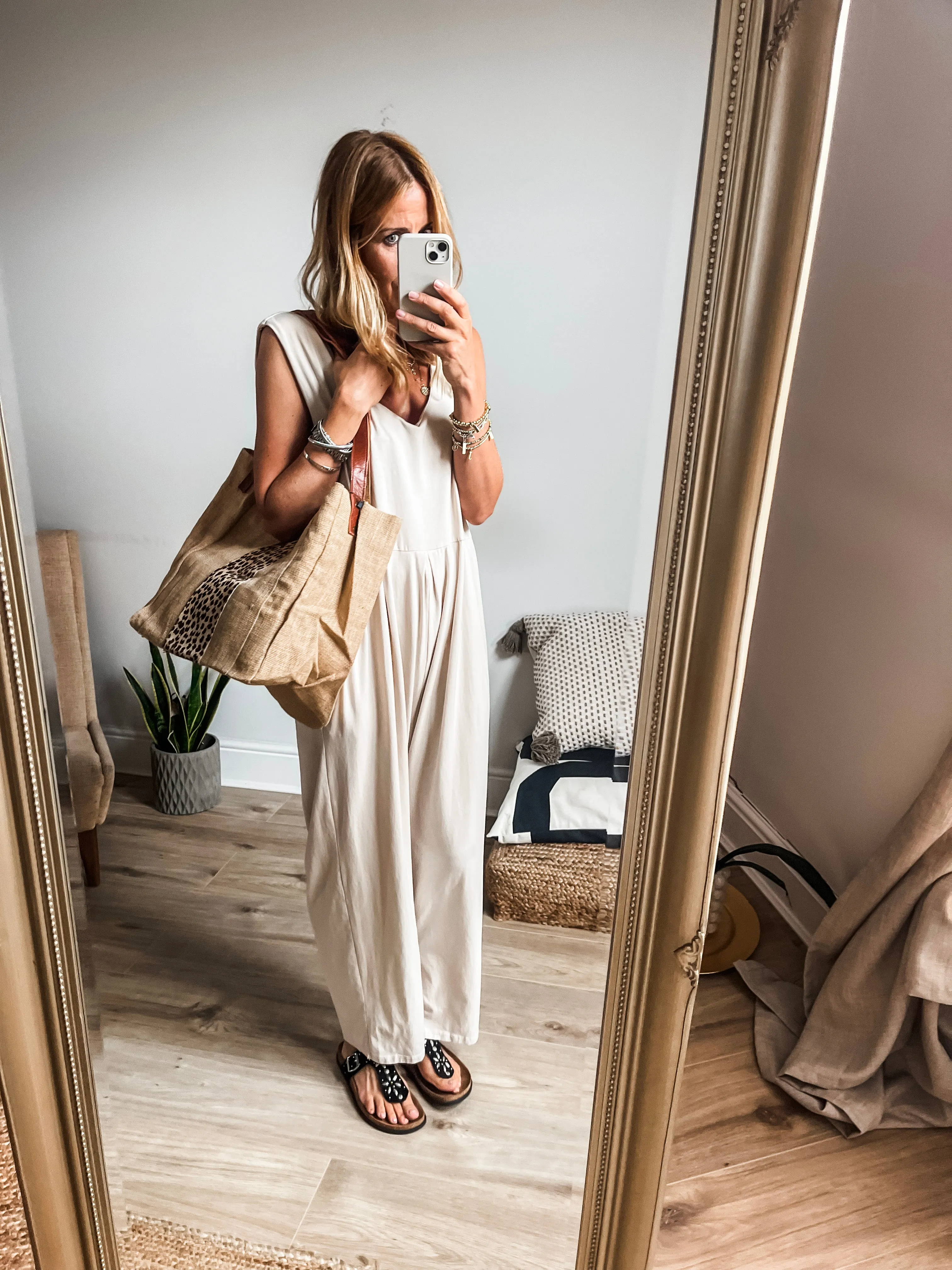 Sleeveless Jersey Jumpsuit