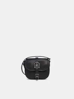 Small black leather Rodeo Bag