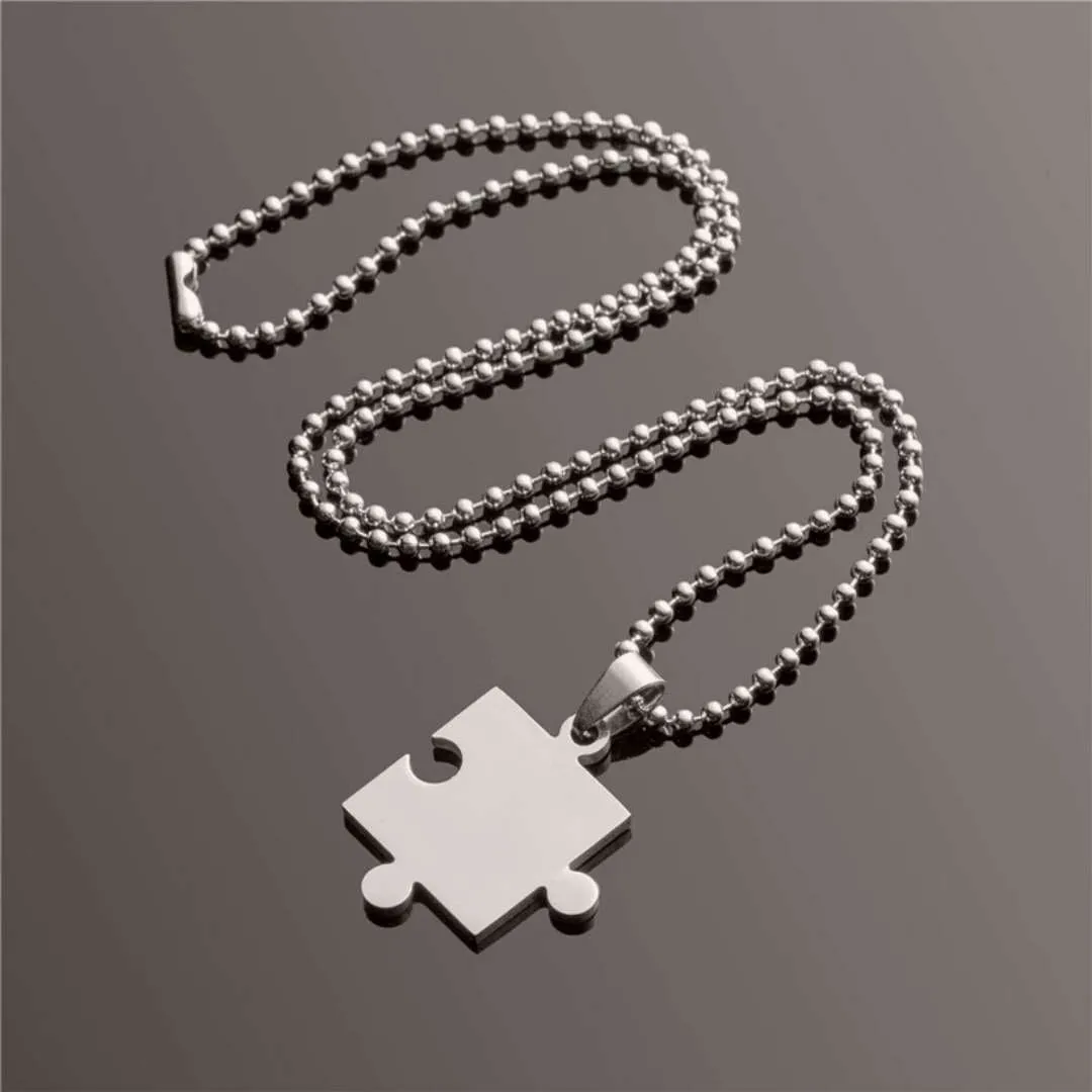 Square Puzzle Pendants